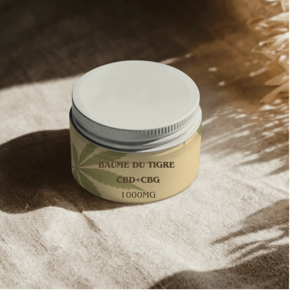 Baume du tigre CBD CBG effet froid Ozealab