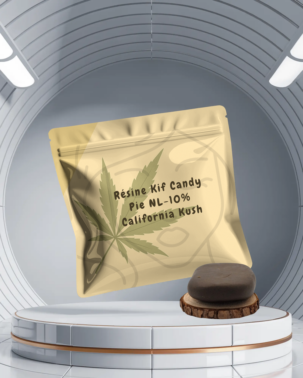 Résine Kif Candy Pie NL-3 10% California Kush 3g