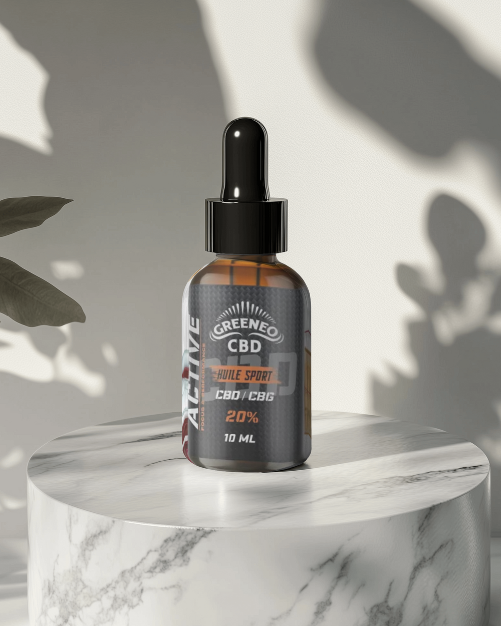 Huile CBD &amp; CBG 20% active | GREENEO