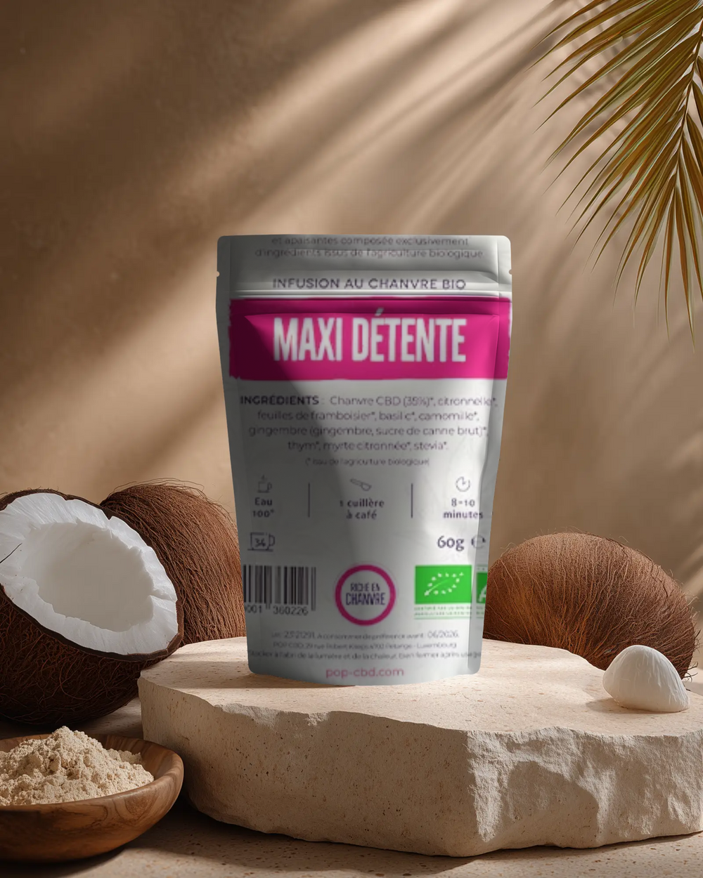 Tisane CBD bio maxi détente