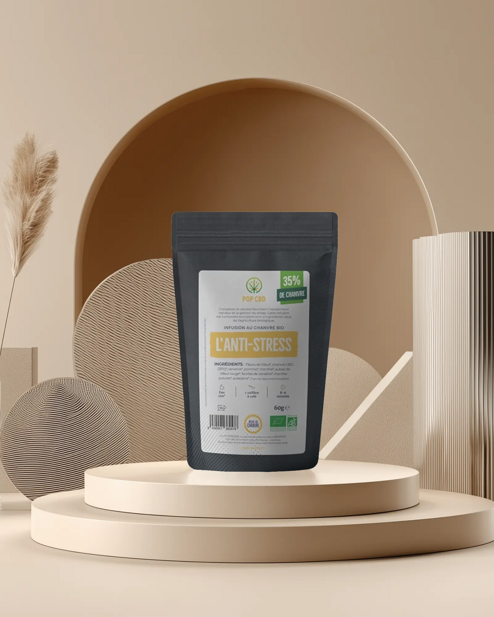 Tisane CBD bio l'anti stress